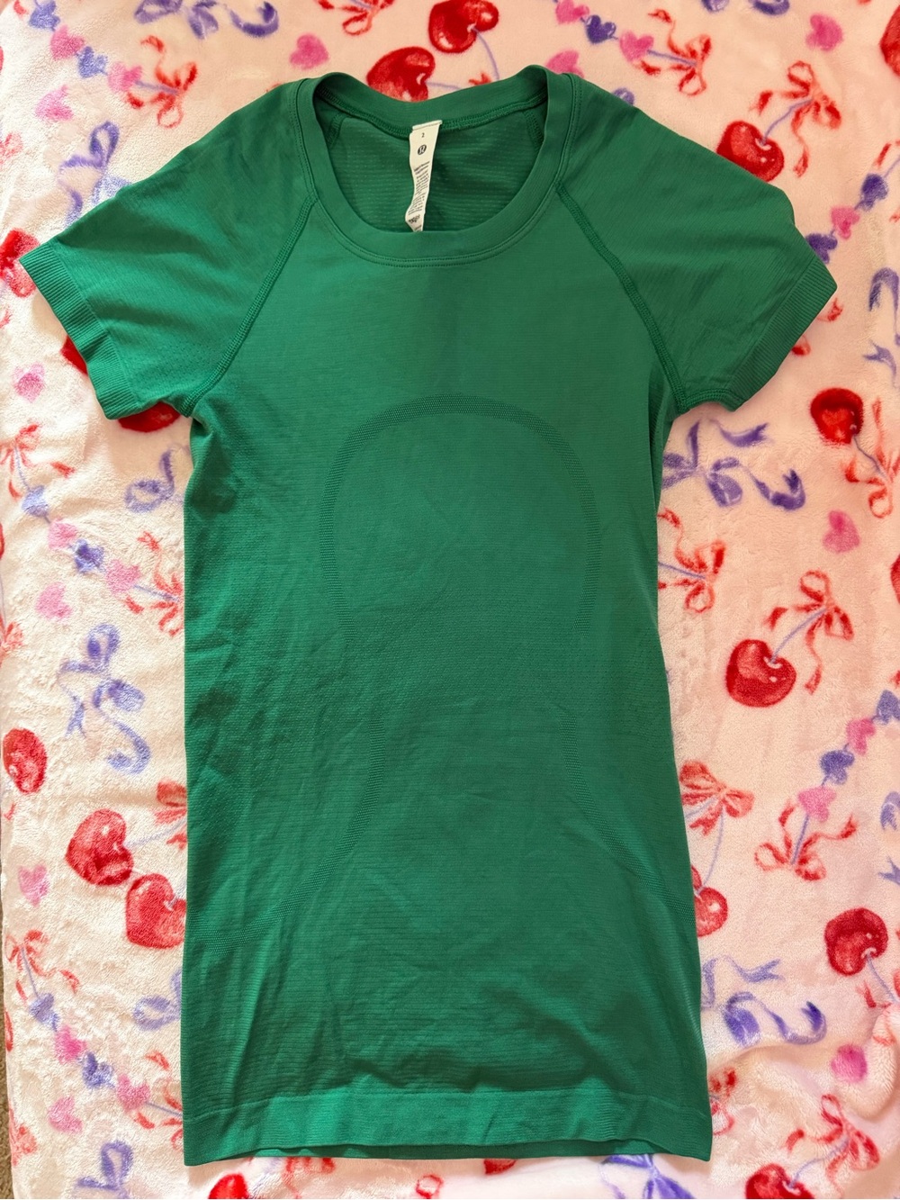 lululemon athletica Green Short Sleeve Swiftly Tech
